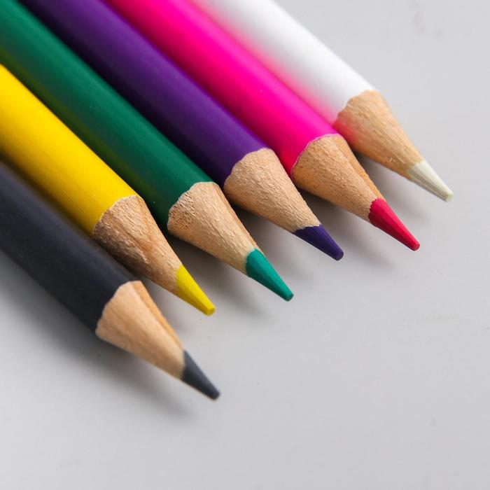 Карандаши цветные 6 цветов "Гадкий Я"