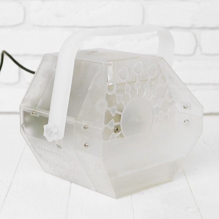 Генератор мыльных пузырей, 2 л, меняет подсветку по хлопку