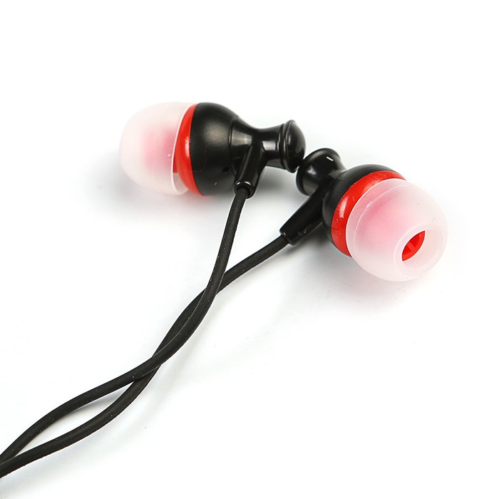 Гарнитура Qumann QSE-01 Simple 40012, чёрно-красная