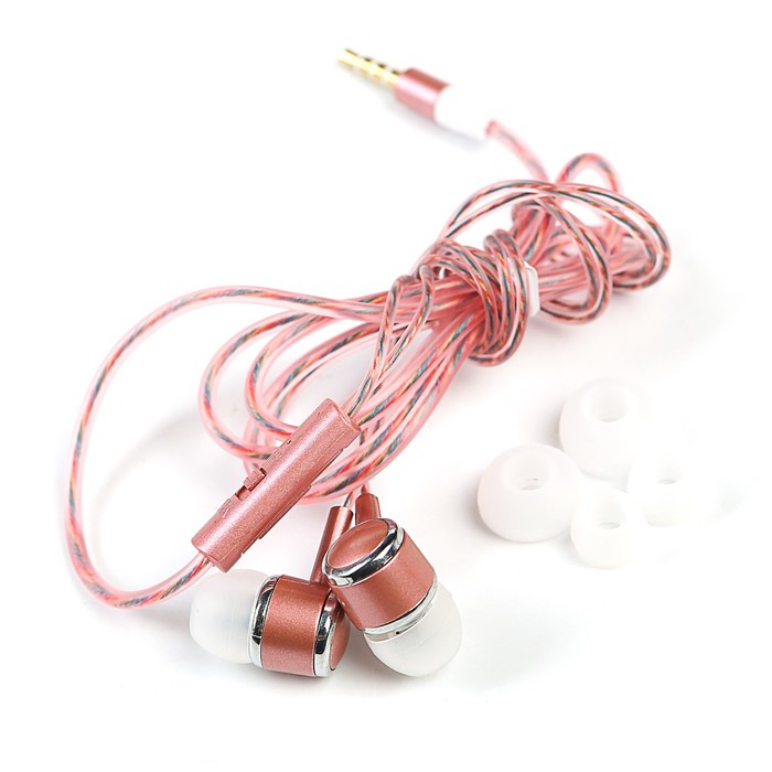 Гарнитура Qumann QSE-03 iDoll 40031, цвет розовое золото