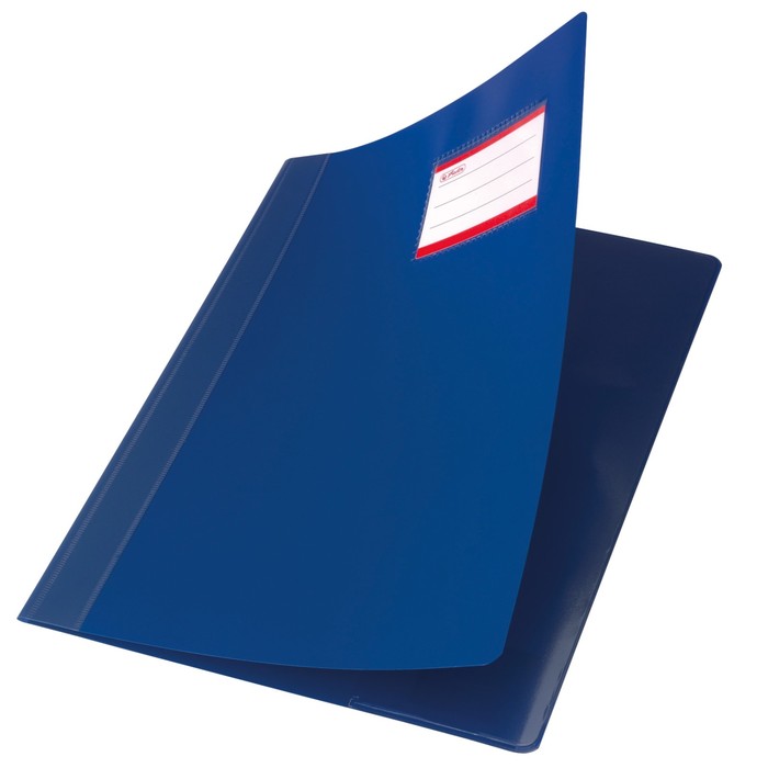 Папка А4 с пружин скоросшив и внутр карманом Herlitz красный 10914463