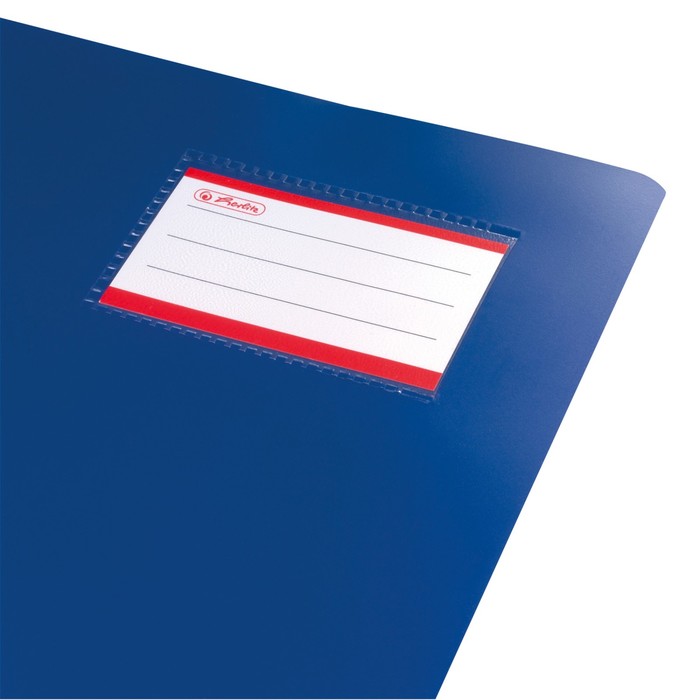 Папка А4 с пружин скоросшив и внутр карманом Herlitz красный 10914463