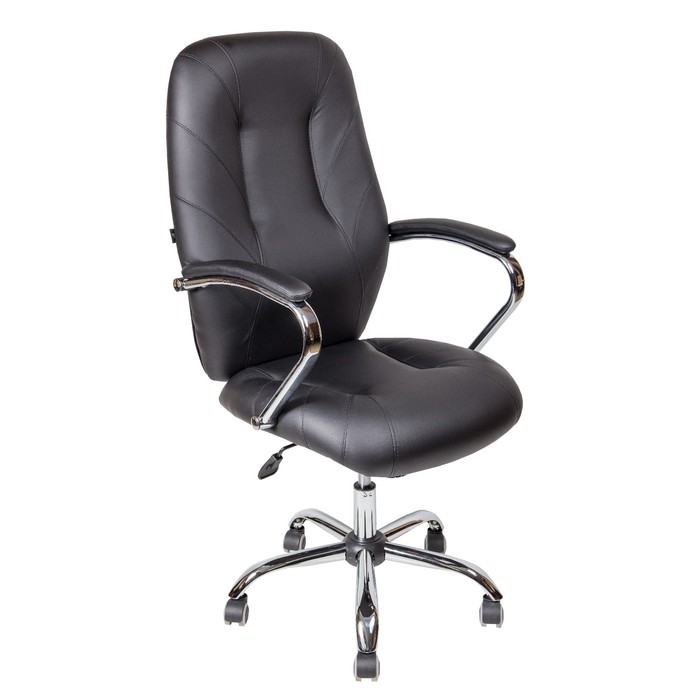 Кресло AV 119 СН, экокожа, чёрное