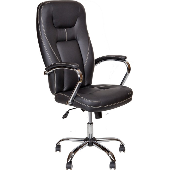 Кресло AV 120 СН, экокожа, чёрное