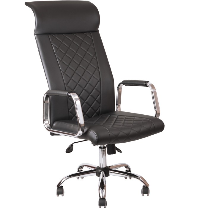 Кресло AV 136 CH, экокожа, чёрное