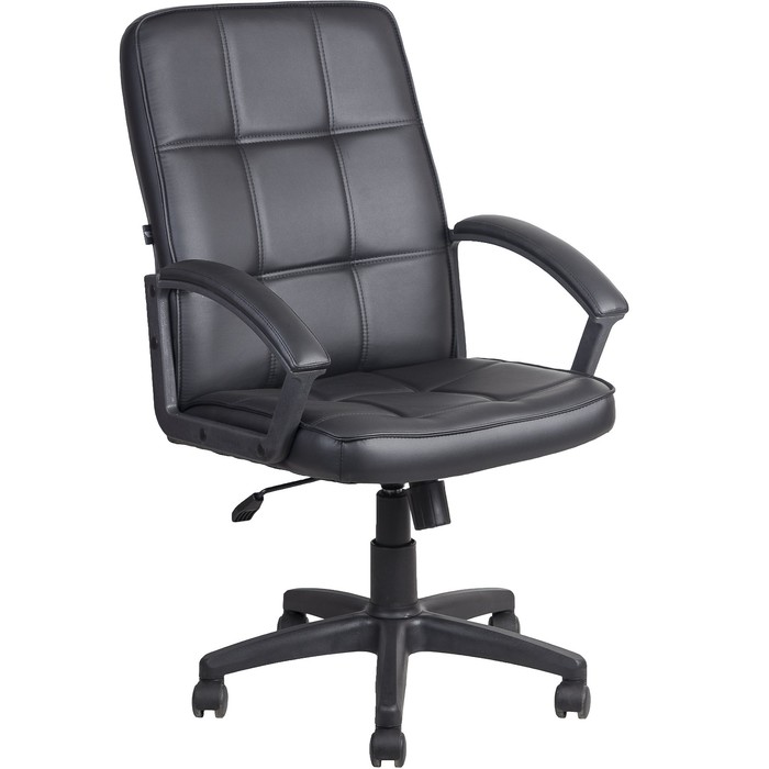 Кресло AV 212 PL, экокожа, чёрное