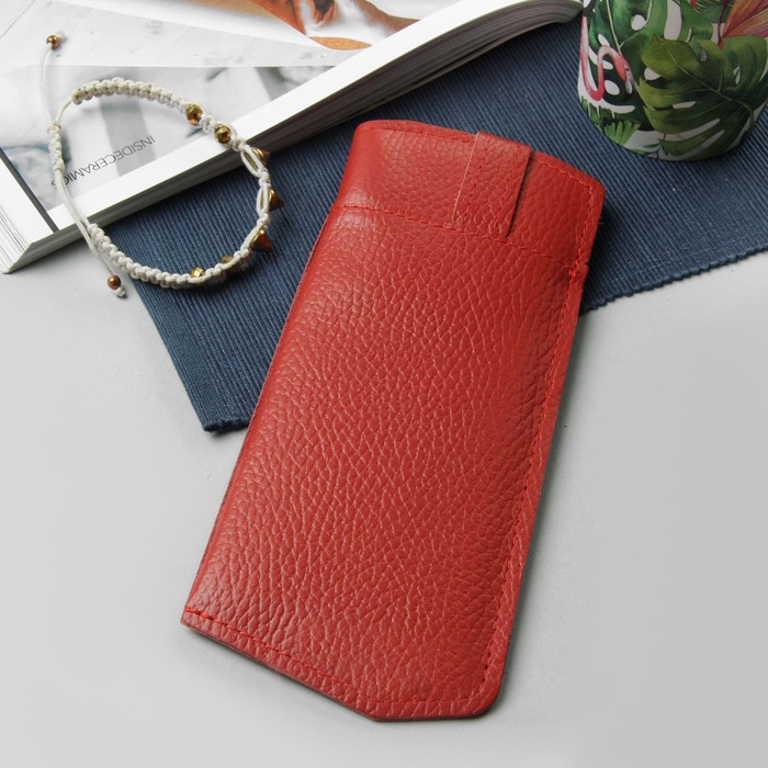 Футляр для очков, флотер, цвет красный