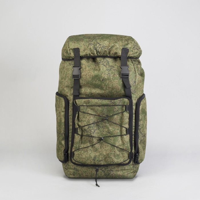 Рюкзак туристический "Трансформер", 80 л, с расширением, отдел на шнурке, 3 наружных кармана, цвет камуфляж Цифра