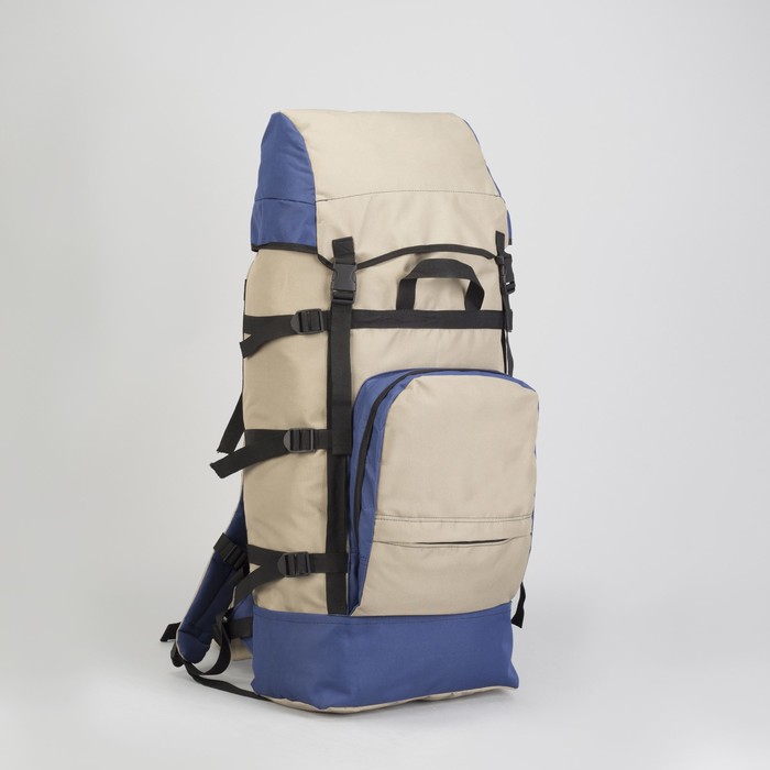 Рюкзак туристический "Урал", 55 л, отдел на шнурке, 2 наружных кармана, кордура