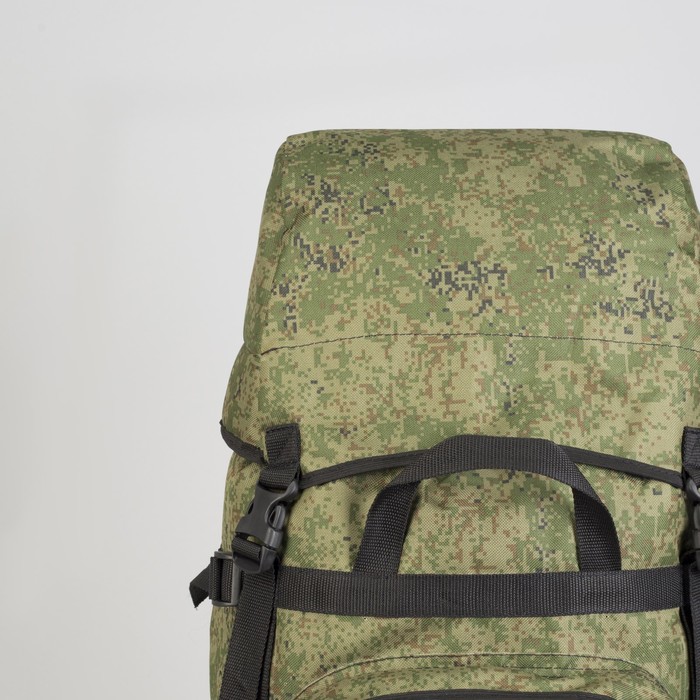 Рюкзак туристический "Урал", 55 л, отдел на шнурке, 2 наружных кармана, цвет камуфляж Цифра