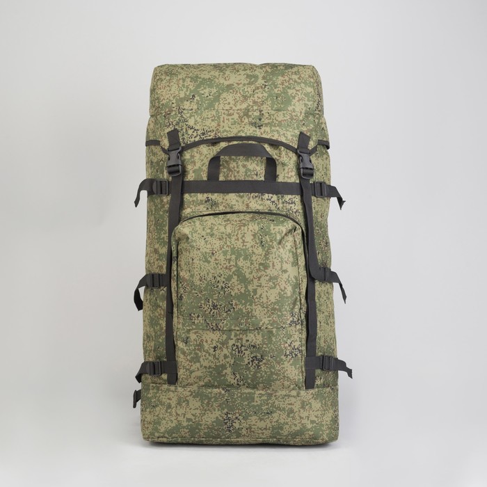 Рюкзак туристический "Урал", 65 л, отдел на шнурке, 2 наружных кармана, цвет камуфляж Цифра