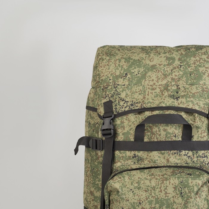 Рюкзак туристический "Урал", 65 л, отдел на шнурке, 2 наружных кармана, цвет камуфляж Цифра