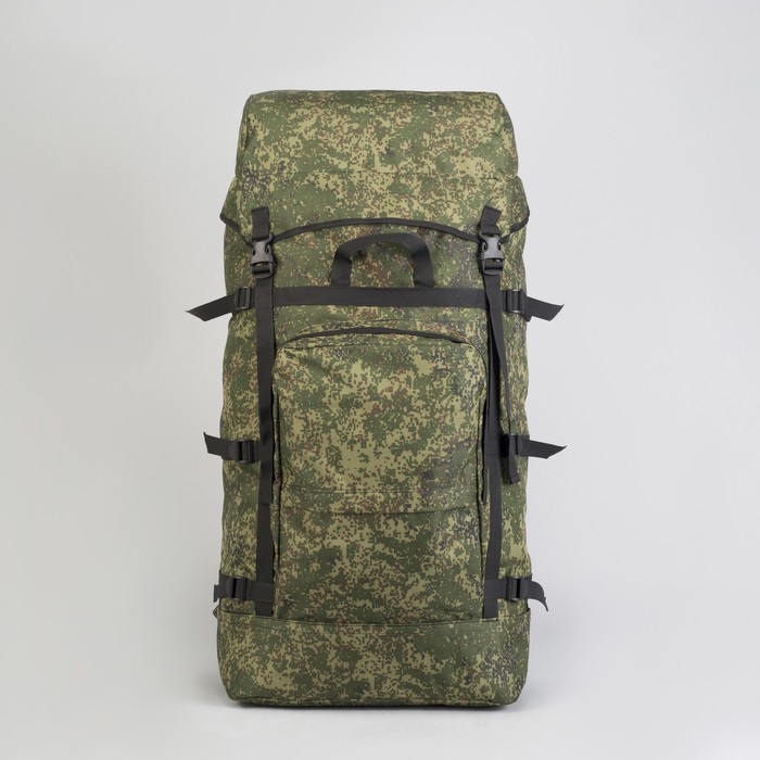 Рюкзак туристический "Урал", 75 л, отдел на шнурке, 2 наружных кармана, цвет камуфляж Цифра