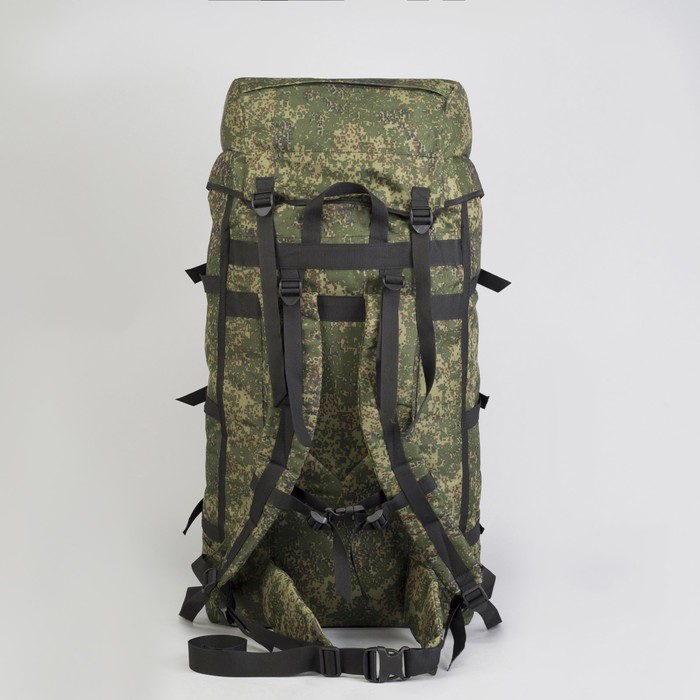 Рюкзак туристический "Урал", 75 л, отдел на шнурке, 2 наружных кармана, цвет камуфляж Цифра