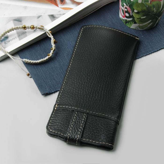 Футляр для очков, флотер, цвет чёрный