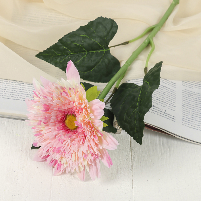 Цветы искусственные "Астра" 12*70 см, розовая