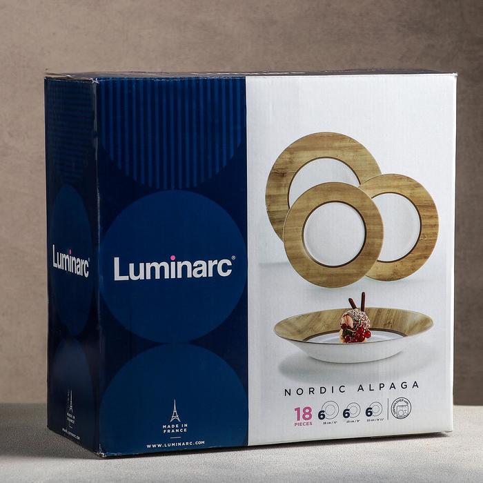 Сервиз столовый Nordic Alpaga, 18 предметов