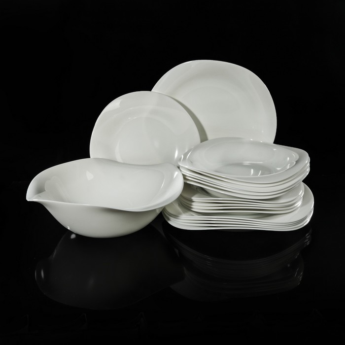 Сервиз столовый Volare Bone, 19 предметов