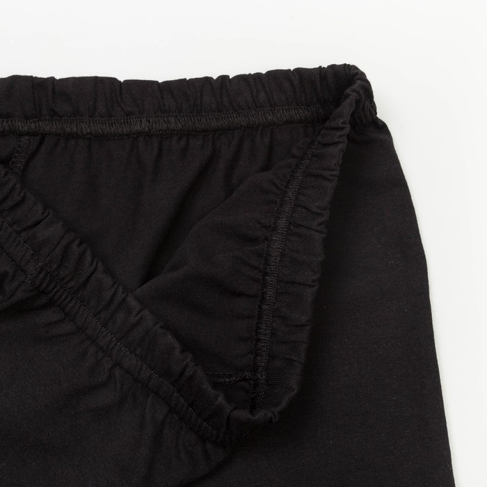 Шорты спортивные, р-р 30, рост 122 см, цвет чёрный 2207 К