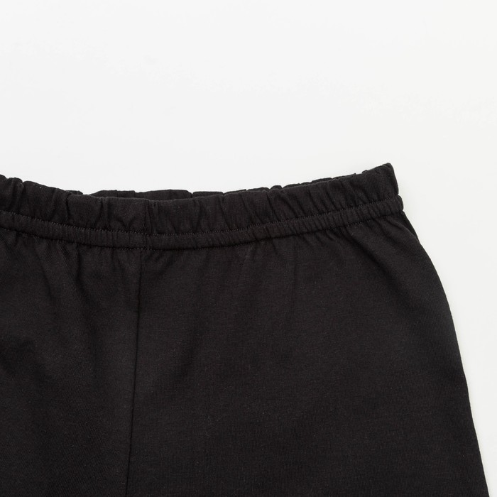 Шорты спортивные, р-р 32, рост 128 см, цвет чёрный 2207 К