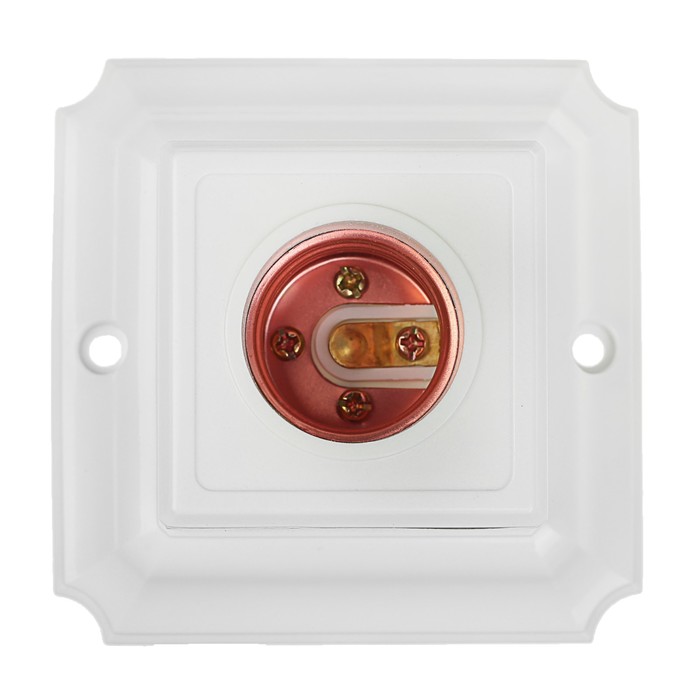 Патрон декоративный E27, квадрат, 220 В