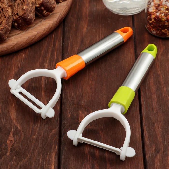 Овощечистка керамическая 18 см "Арни", цвета МИКС