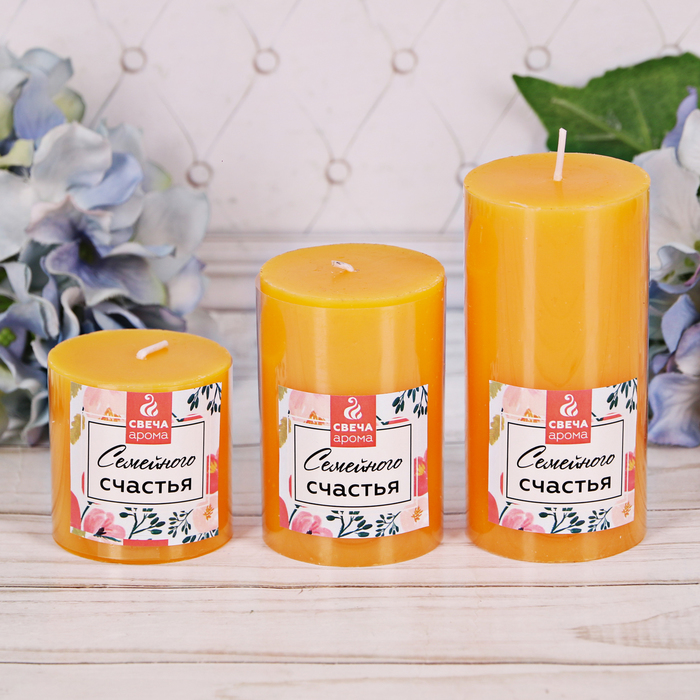 Подарочный набор аромасвечей "Семейного счастья"