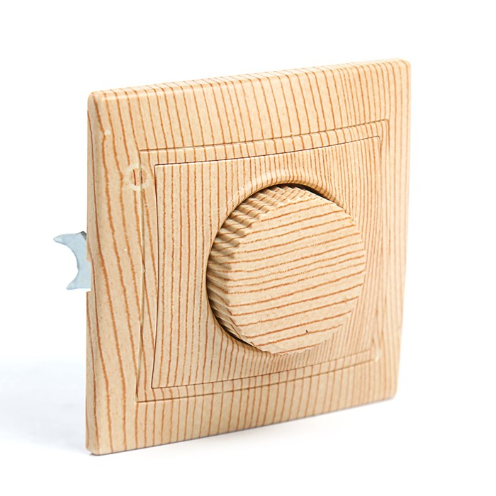 Светорегулятор поворотный RL 600 Вт "ЭКО" (сосна) "Таймыр" TDM