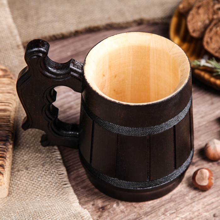 Кружка пивная деревянная "Келлербир", 0,3 л