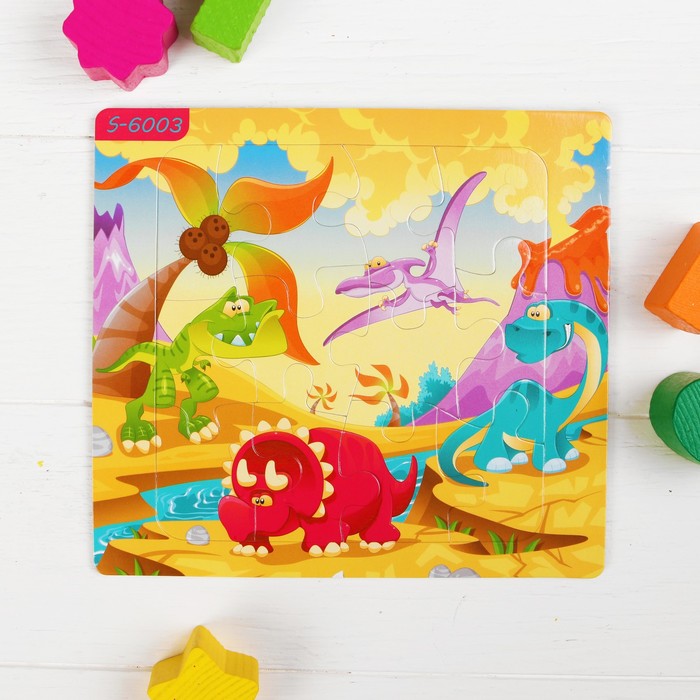 Пазл магнитный "Динозавры"