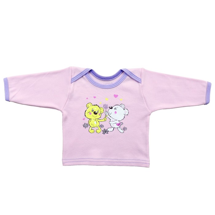 Кофта детская (5 шт. в уп), рост 68 см, цвет розовый 4103