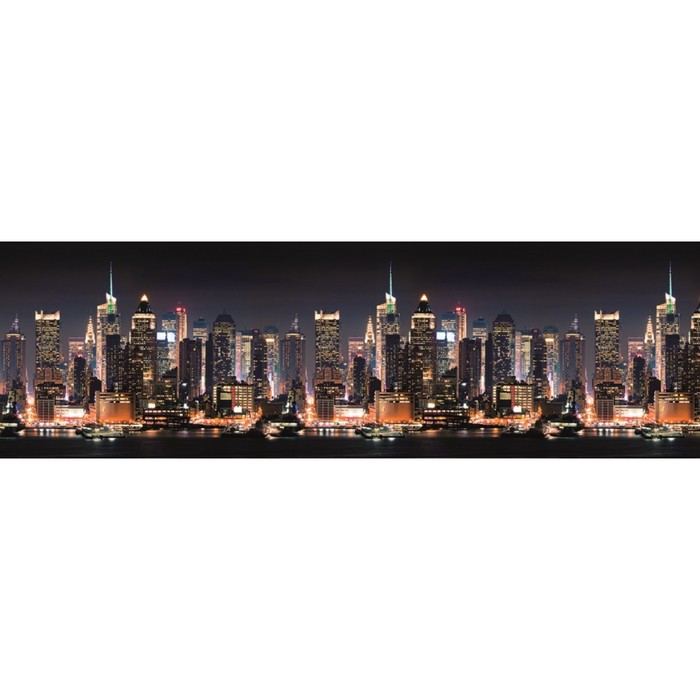 Фартук ХДФ № 207 "Ночной город" 2440х600х3 мм