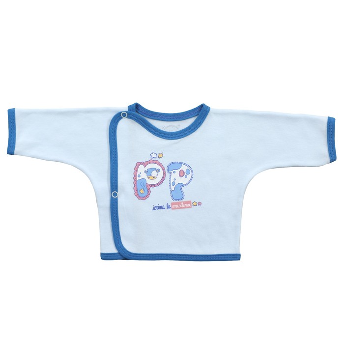 Распашонка детская (5 шт. в уп.), рост 62 см, цвет голубой 5303