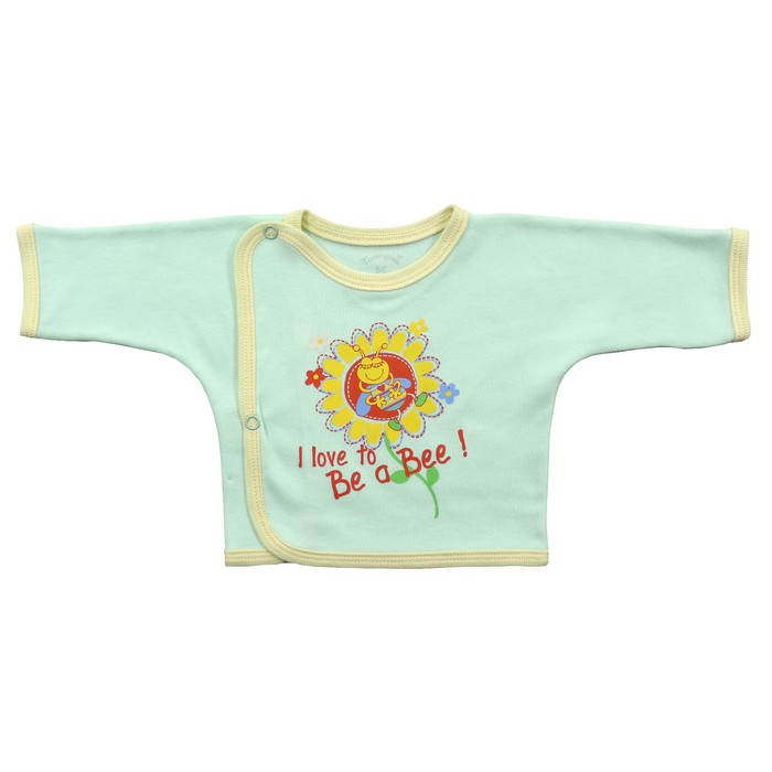 Распашонка детская (5 шт. в уп.), рост 68 см, цвет салатовый 5303