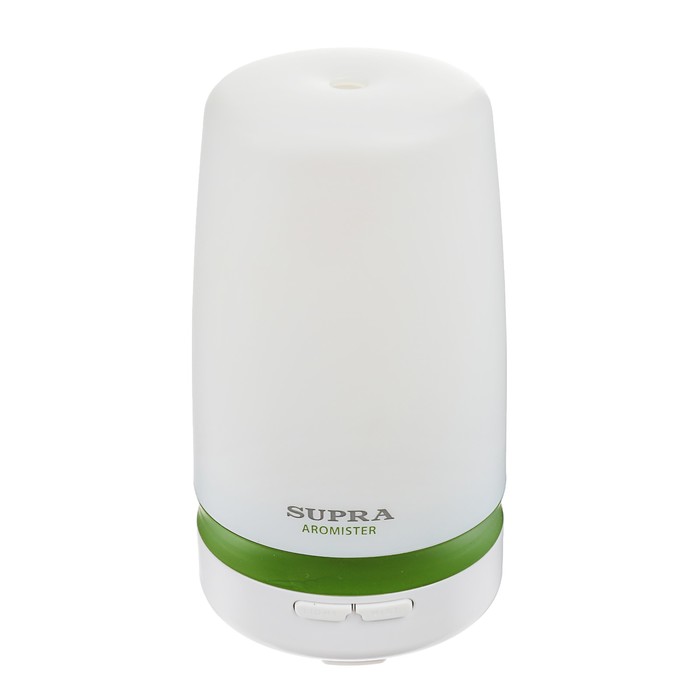 Аромадиффузор SUPRA HDS-510AR, 12 Вт, 7 цветов, 0.1 л, таймер, белый