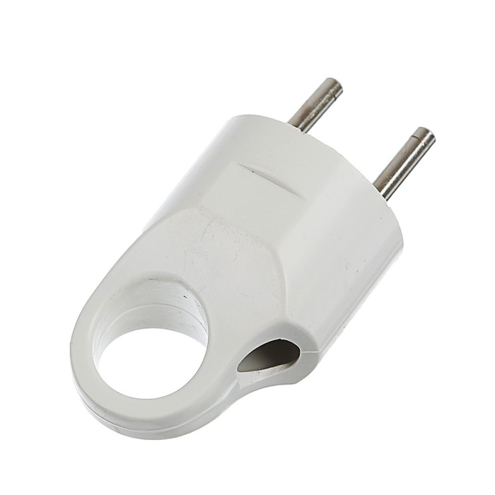 Вилка прямая с кольцом 16А, без з/к, 220 В