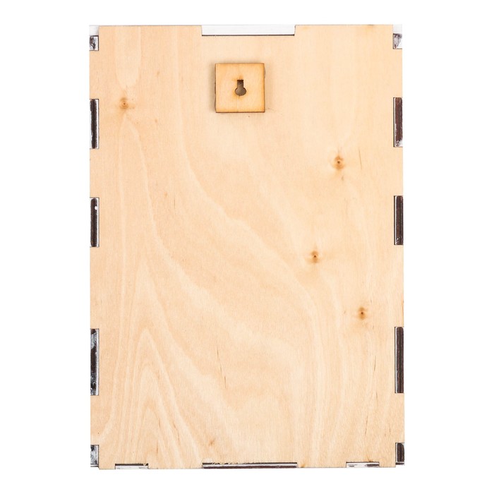 Ключница деревянная с карманом "Здесь живет любовь!" 200 х 260 мм