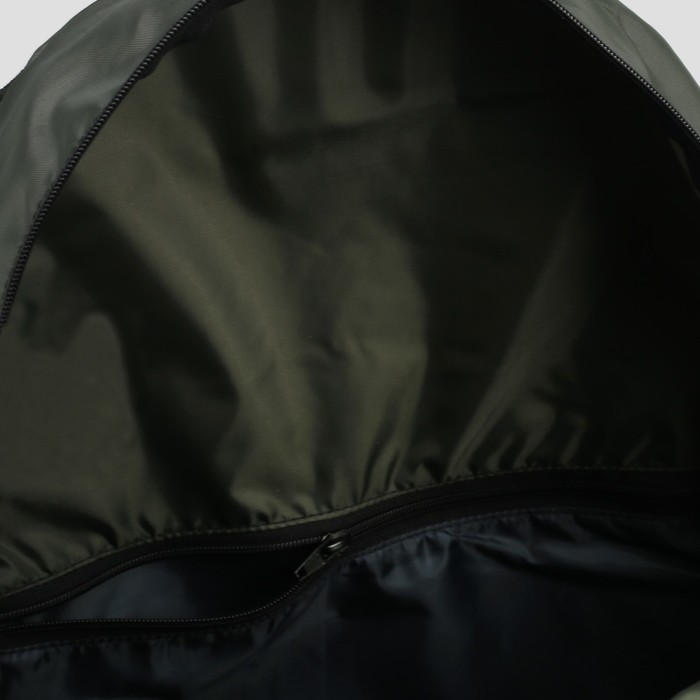 Рюкзак туристический "Транспортер № 9", 30 л, отдел на молнии, наружный карман, 2 боковые сетки, цвет чёрный/хаки