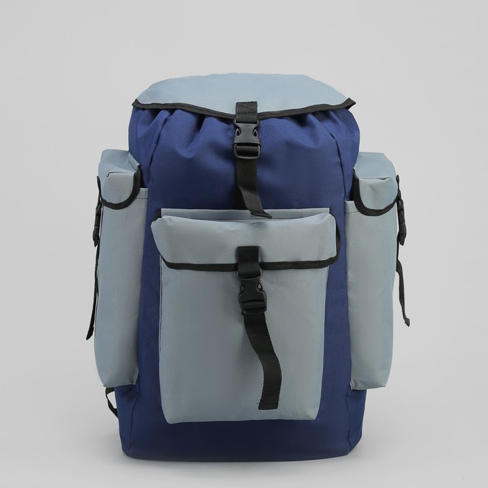 Рюкзак туристический "Лесник", 55 л, отдел на шнурке, 3 наружных кармана, кордура