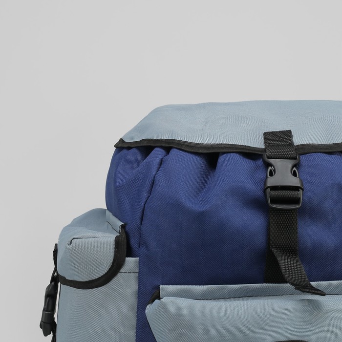 Рюкзак туристический "Лесник", 55 л, отдел на шнурке, 3 наружных кармана, кордура