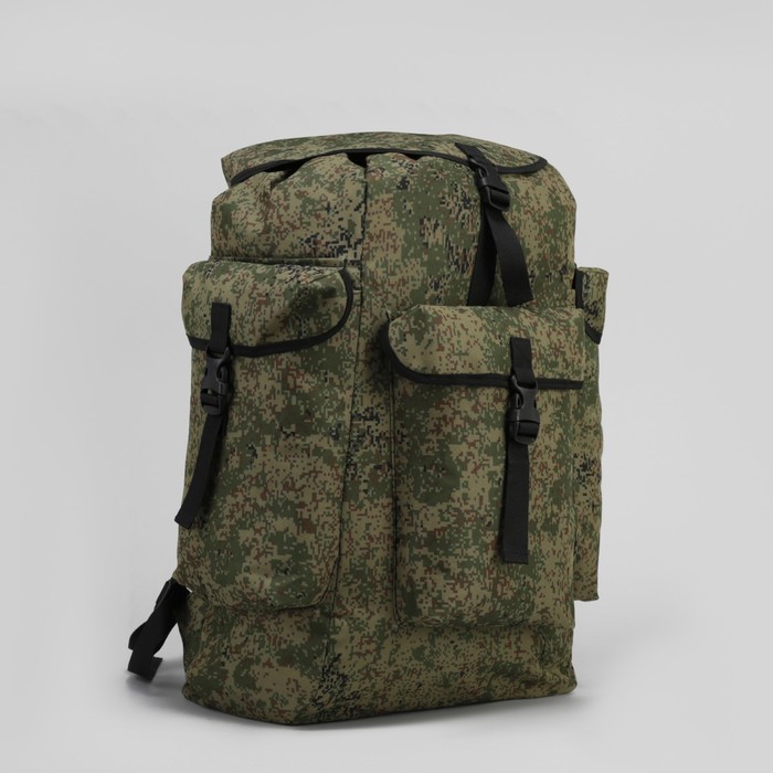 Рюкзак туристический "Лесник", 55 л, отдел на шнурке, 3 наружных кармана, цвет камуфляж Цифра