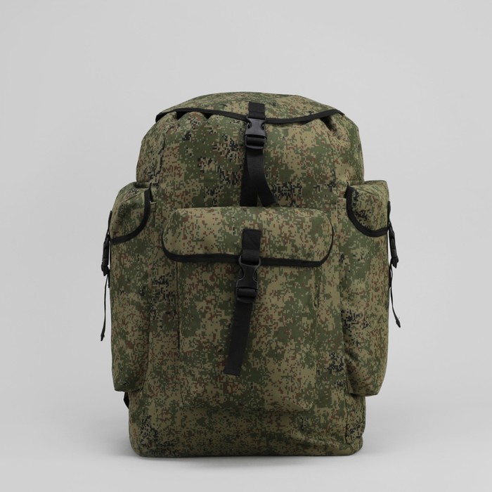 Рюкзак туристический "Лесник", 55 л, отдел на шнурке, 3 наружных кармана, цвет камуфляж Цифра