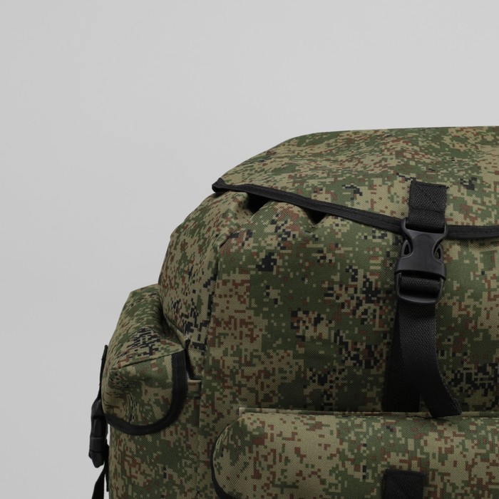 Рюкзак туристический "Лесник", 55 л, отдел на шнурке, 3 наружных кармана, цвет камуфляж Цифра