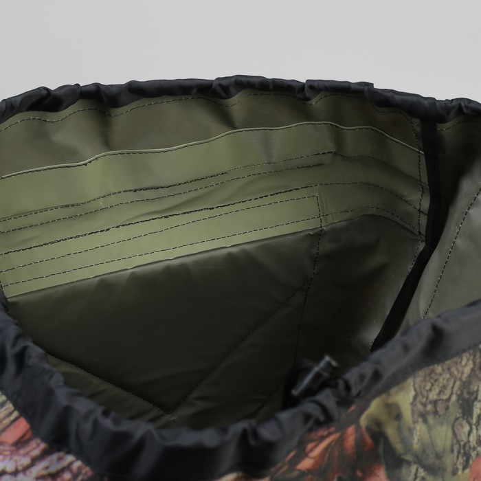 Рюкзак туристический "Катран", 70 л, отдел на шнурке, 7 наружных карманов, цвет Камыш