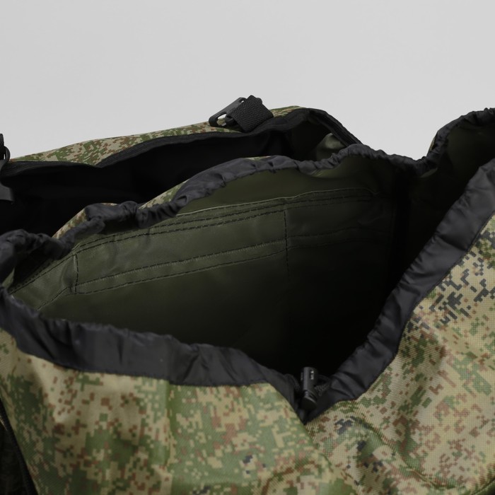 Рюкзак туристический "Турист-Универсал", 65 л, отдел на шнурке, наружный карман, цвет камуфляж Цифра