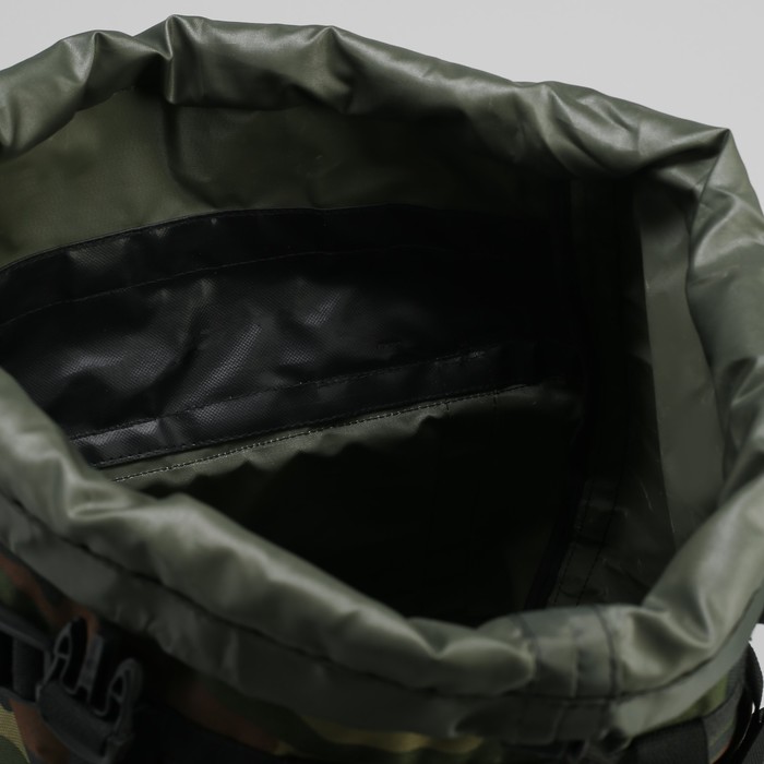 Рюкзак туристический "СПУТНИК", 50 л, отдел на шнурке, 3 наружных кармана, цвет камуфляж НАТО