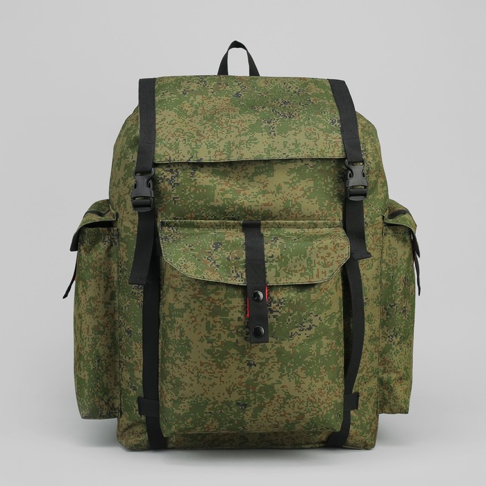 Рюкзак туристический "УНИВЕР", 78 л, отдел на шнурке, 3 наружных кармана, цвет камуфляж Цифра