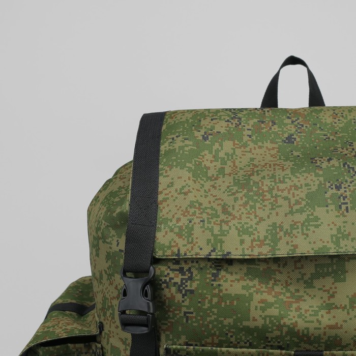 Рюкзак туристический "УНИВЕР", 78 л, отдел на шнурке, 3 наружных кармана, цвет камуфляж Цифра