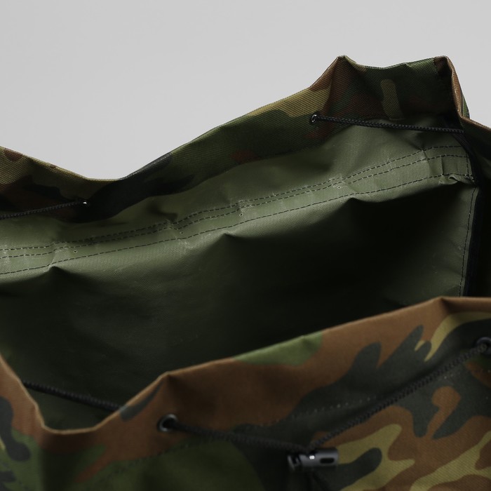 Рюкзак туристический "УНИВЕР", 78 л, отдел на шнурке, 3 наружных кармана, цвет камуфляж НАТО