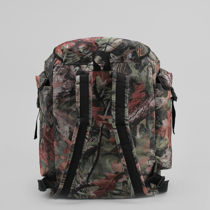 Рюкзак туристический "Лесник", 55 л, отдел на шнурке, 3 наружных кармана, цвет камуфляж Лес